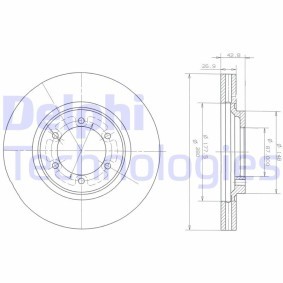 Acquista Disco freno da DELPHI BG3976C a buon mercato per soli 20,69 €