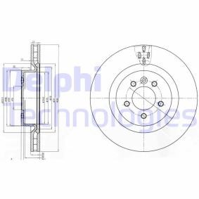 LAND ROVER Bremsscheibe von DELPHI
