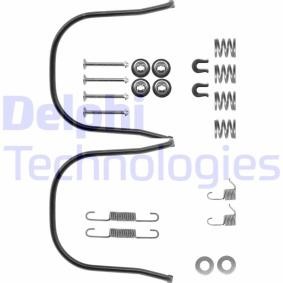 Compre Kit de acessórios, maxilas do travão da DELPHI LY1050 a um preço baixo por 12,24 €