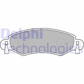 Compre Pastilhas de travão da DELPHI LP1523 a um preço baixo por 28,45 €