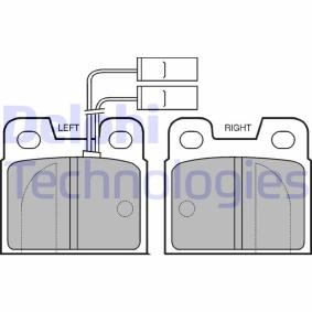 Compre Pastilhas de travão da DELPHI LP484 a um preço baixo por 13,47 €