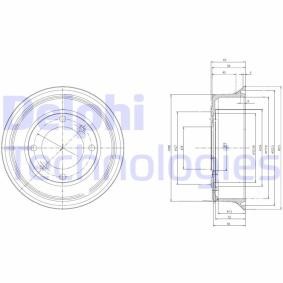 Compre Tambor de travão da DELPHI BF2 a um preço baixo por 43,48 €