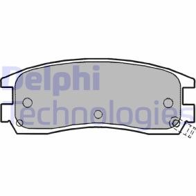 Compre Pastilhas de travão da DELPHI LP1150 a um preço baixo por 17,46 €