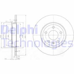 Bremsscheibe von DELPHI