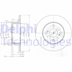 Compre Disco de travão da DELPHI BG4050 a um preço baixo por 24,05 €