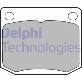 Compre Pastilhas de travão da DELPHI LP131 a um preço baixo por 16,55 €
