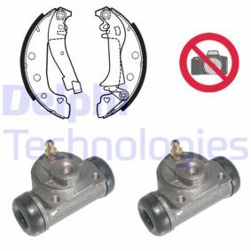 Comprar Kit frenos, disco de tambor de DELPHI KP671 a bajo precio de 76,33 €