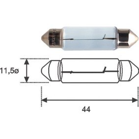 Osta Polttimo, rekisterikilvenvalo MAGNETI MARELLI:llä 009461200000 edullisesti hintaan 1,08 €