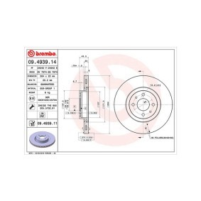 Achetez des Disque de frein MAGNETI MARELLI 360406000400 à prix pour 91,11 €