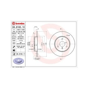 Köp Bromsskiva av MAGNETI MARELLI 360406033800 till det låga priset 978,88 kr