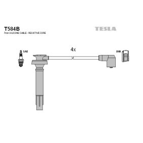 Køb Tændkabelsæt af TESLA T584B til den lave pris 268,96 DKK