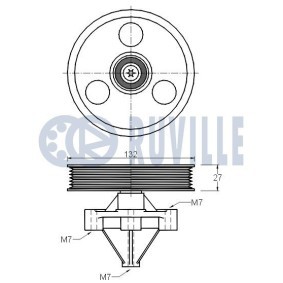 Achetez des Coulisse de chaîne de distribution RUVILLE 3484017 à prix pour 105,08 €