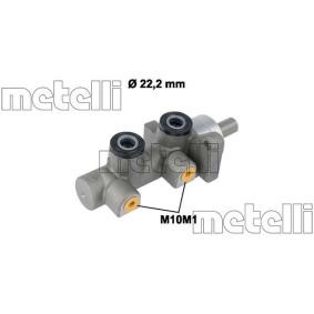 Comprar Cilindro principal de freno de METELLI 05-0722 a bajo precio de 37,32 €