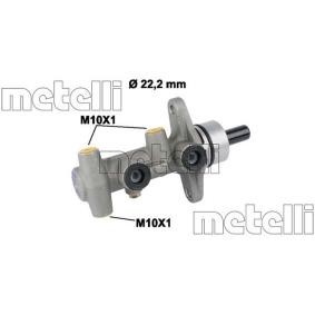 Comprar Cilindro principal de freno de METELLI 05-0808 a bajo precio de 53,40 €