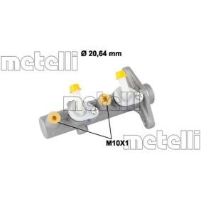Compre Cilindro principal de freno de METELLI online para LANCER V Station Wagon (CB_W, CD_W) a precios moderados