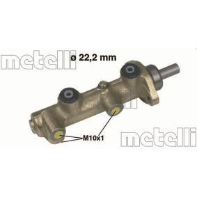 Acquista Cilindro maestro del freno da METELLI 05-0127 a buon mercato per soli 70,18 €