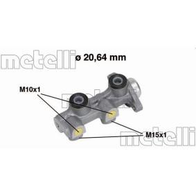 Comprar Cilindro principal de freno de METELLI 05-0507 a bajo precio de 37,12 €