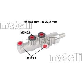 Comprar Cilindro principal de freno de METELLI 05-0662 a bajo precio de 75,74 €