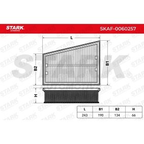 Compre Filtro de ar da STARK SKAF-0060257 a um preço baixo por 8,78 €