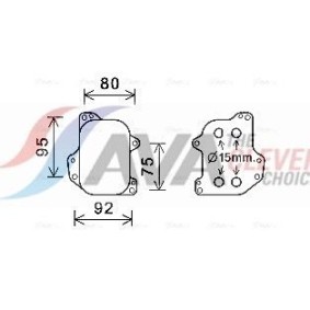 Klimakondensator für RENAULT von AVA COOLING SYSTEMS