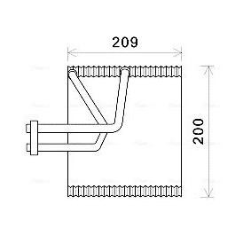 Verdampfer, Klimaanlage CTV045