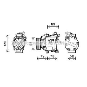 Compre Compressor, ar condicionado da AVA COOLING SYSTEMS TOK667 a um preço baixo por 468,19 €