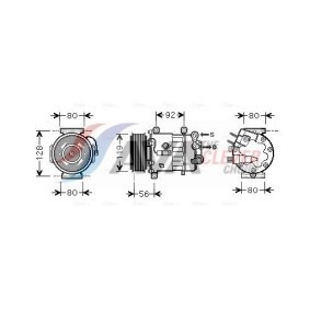 Compre Compressor, ar condicionado da AVA COOLING SYSTEMS MSK611 a um preço baixo por 764,64 €