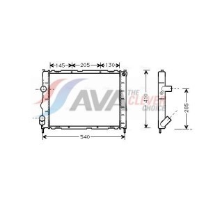 Ölkühler, Automatikgetriebe für HYUNDAI von AVA COOLING SYSTEMS