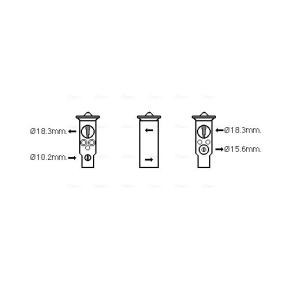 Expansionsventil, Klimaanlage von AVA COOLING SYSTEMS HD1285