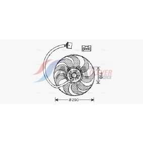 Achetez des Radiateur du moteur AVA COOLING SYSTEMS TO2689 à prix pour 244,98 €