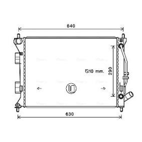 Achetez des Radiateur du moteur AVA COOLING SYSTEMS HY2381 à prix pour 169,53 €
