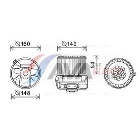 Ladeluftkühler des Herstellers AVA COOLING SYSTEMS - Originalware Artikelnummer: MT4246