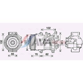 Achetez des Radiateur du moteur AVA COOLING SYSTEMS TO2666 à prix pour 590,05 €