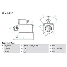Köp Startmotor av BOSCH 0 986 025 670 till det låga priset 1540,97 kr