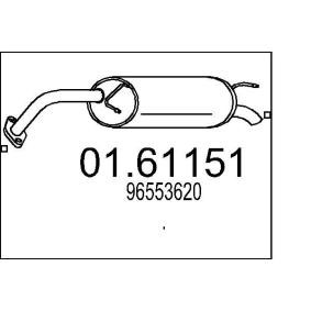 Endschalldämpfer 01.61151 DAEWOO LACETTI von MTS
