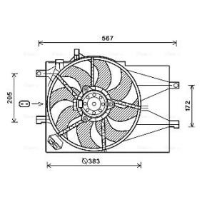 Kühlerlüfter für FIAT von AVA COOLING SYSTEMS