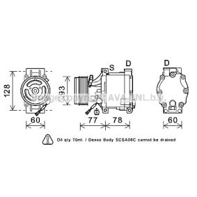 Acquista Compressore aria condizionata da AVA COOLING SYSTEMS SUK100 a buon mercato per soli 667,00 €