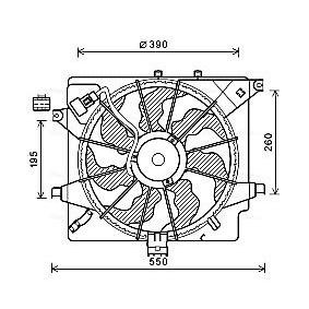 Kühlerlüfter HY7563 von AVA COOLING SYSTEMS günstig für 289,18 € online kaufen