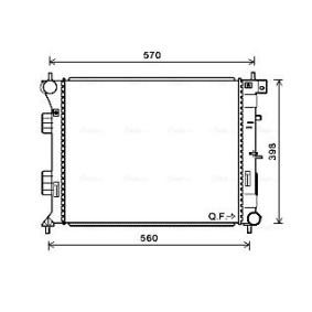 Achetez des Radiateur du moteur AVA COOLING SYSTEMS HY2338 à prix pour 198,42 €