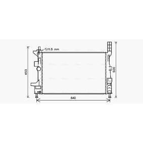 Achetez des Radiateur du moteur AVA COOLING SYSTEMS FD2578 à prix pour 140,11 €