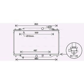Achetez des Radiateur du moteur AVA COOLING SYSTEMS MZ2269 à prix pour 275,31 €