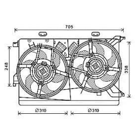 Kühlerlüfter für FIAT von AVA COOLING SYSTEMS