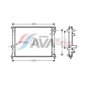 Osta Lämmityslaitteen kenno AVA COOLING SYSTEMS:llä CR6136 edullisesti hintaan 155,88 €