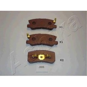 Comprar Juego zapatas freno de alto rendimiento de ASHIKA 51-05-505P a bajo precio de 28,81 €