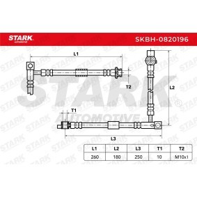 Bremsschlauch SKBH-0820196 von STARK günstig für 21,49 € online kaufen