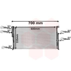 Achetez des Radiateur du moteur VAN WEZEL 06002456 à prix pour 291,16 €