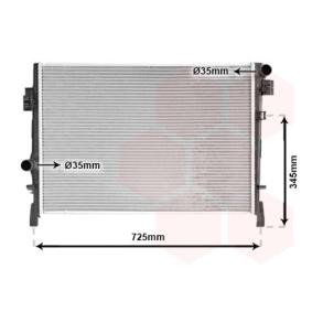 Achetez des Radiateur du moteur VAN WEZEL 07002105 à prix pour 142,16 €