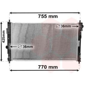 Achetez des Radiateur du moteur VAN WEZEL 07002121 à prix pour 142,69 €