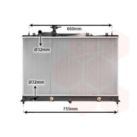 Achetez des Radiateur du moteur VAN WEZEL 27002255 à prix pour 177,42 €