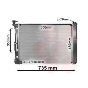 Achetez des Radiateur du moteur VAN WEZEL 53002648 à prix pour 244,89 €